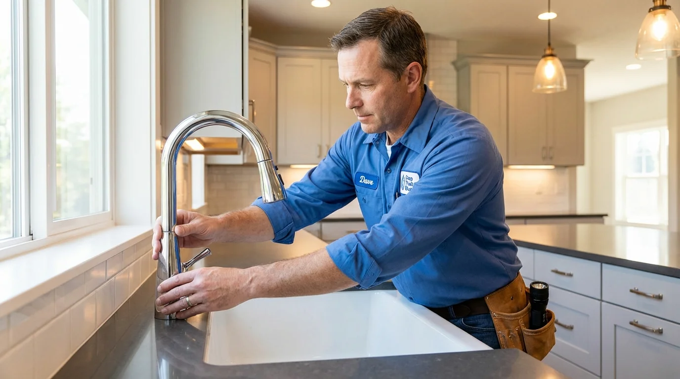 Kitchen faucet installation by Johns Plumbing LLC in Black Canyon City