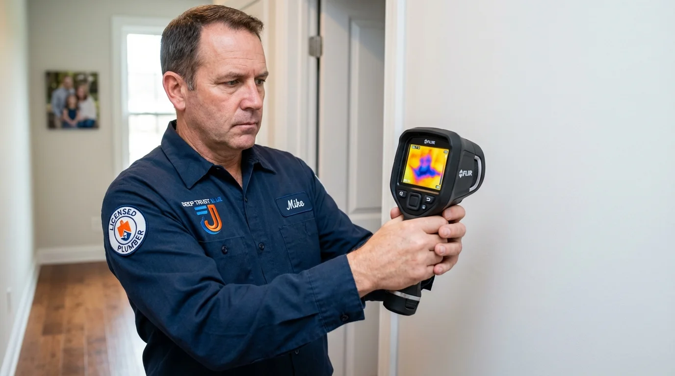 Thermal imaging leak detection by Johns Plumbing LLC in Black Canyon City